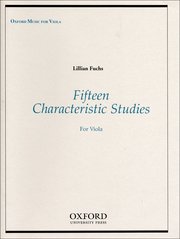 Fuchs - 15 Characteristic Studies - Viola Solo 9780193850125