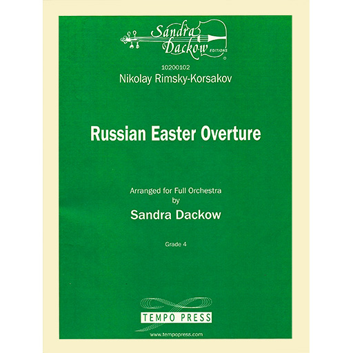 Rimsky-Korsakov - Russian Easter Overture - Full Orchestra Grade 4 Score/Parts arranged by Dackow Tempo 10200102