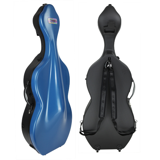BAM Shamrock Hightech 3.9 Cello Case with Wheels Azure Blue 4/4