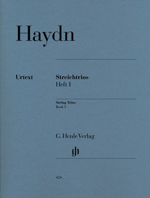 String Trios Vol. 1 - for Violin, Viola and Cello - Joseph Haydn - Viola|Cello|Violin G. Henle Verlag String Trio Parts