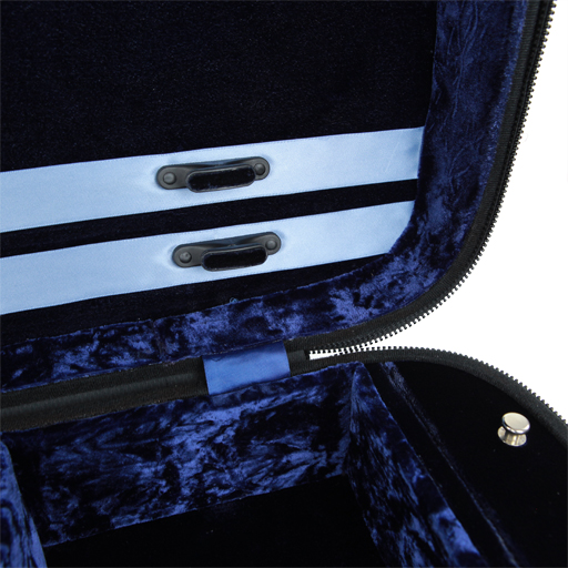 GEWA Concerto Double Case for 1 Violin/1 Viola Black/Blue