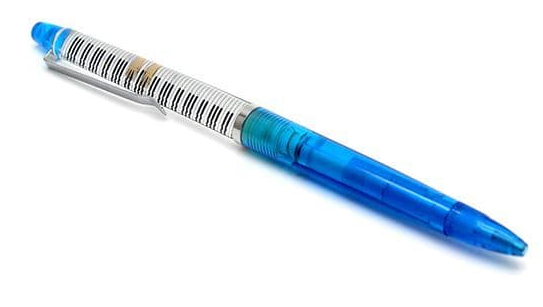 Beethoven Ballpoint Pen Moving Hands up Piano Keyboard Blue