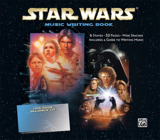 Manuscript Paper Star Wars - Giant Staves 32 Pages 31430