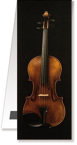 Magnetic Bookmark Black with Violin.