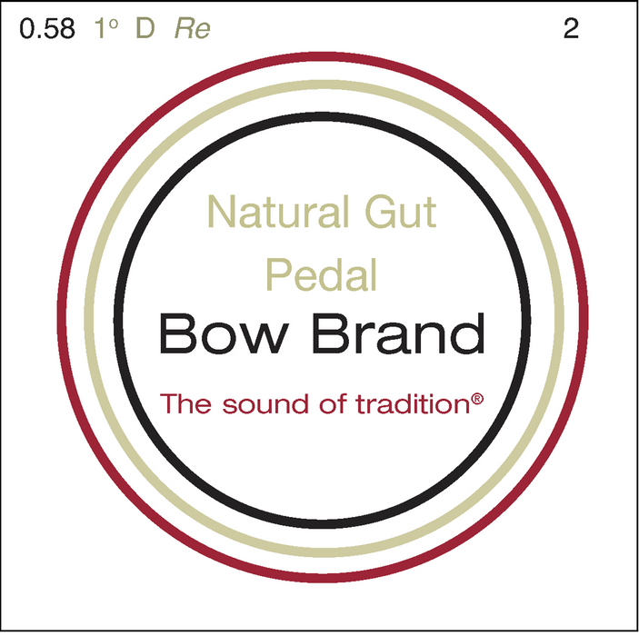 Bow Brand Natural Gut - Pedal Harp String, Octave 1 D