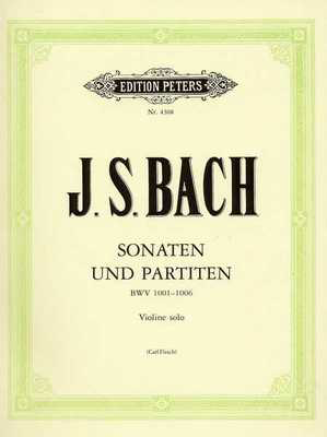 Bach - Sonatas & Partitas BWV1001-1006 - Violin edited by Flesch Peters P4308