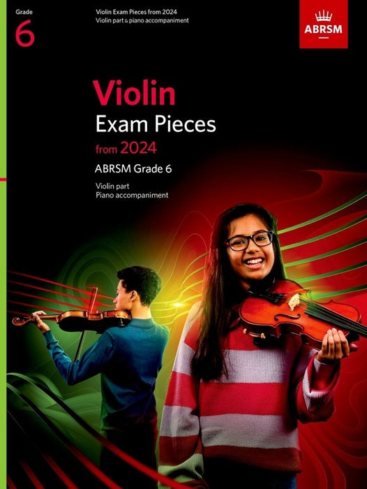 ABRSM Violin From 2024 Grade 6 Violin/Piano - ABRSM ABRSM 9781786015532