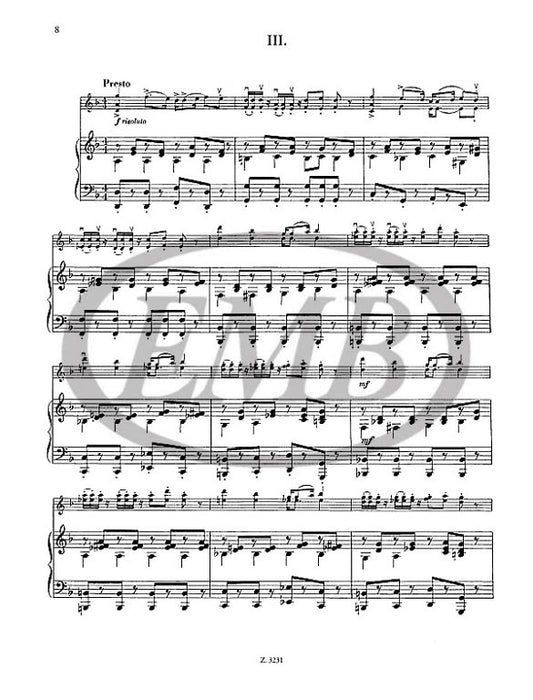 Kodaly - Kallai Kettos - Violin/Piano Accompaniment EMB Z3231