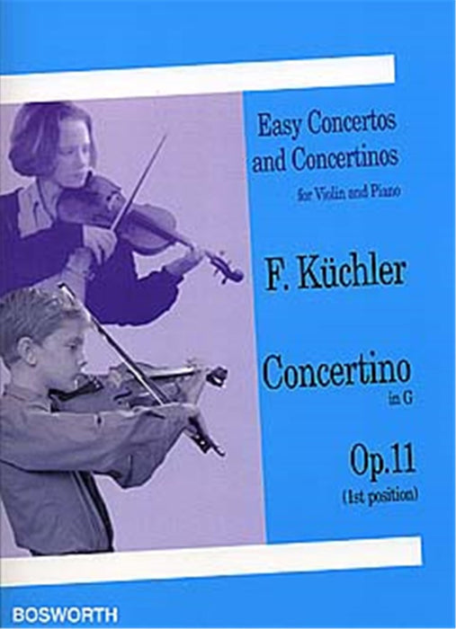 Kuchler - Concertino in Gmaj Op11 - Violin/Piano Accompaniment Bosworth BOE003559
