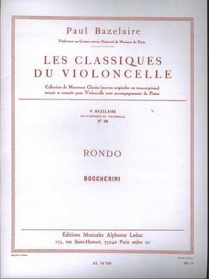 Boccherini - Rondo - Cello/Piano Accompaniment Leduc AL16769