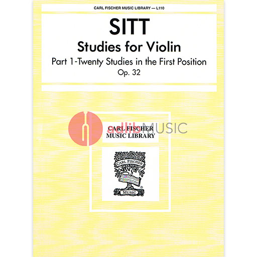 Sitt - Studies for Violin Op32 Volume 1 - Violin Solo Fischer L110