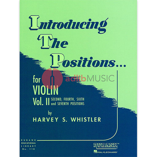 Whistler - Introducing the Positions Volume 2 - Violin Rubank 4472560