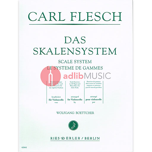 SCALE SYSTEM ARR BOETTCHER FOR CELLO - FLESCH - CELLO - RIES & ERLER