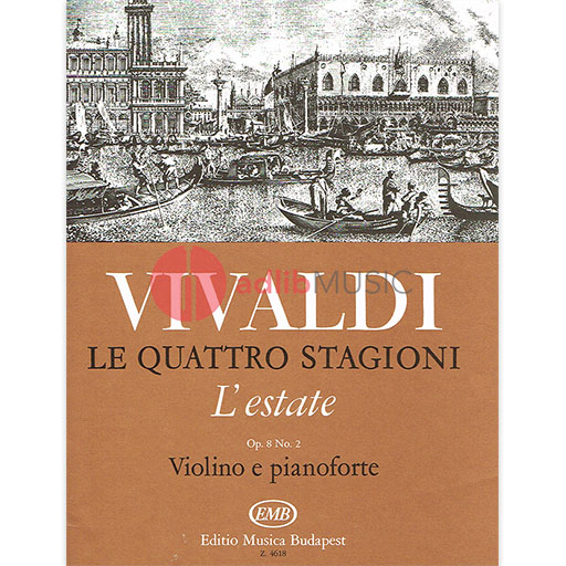 Vivaldi - Summer from 'Four Seasons' Op8/2 - Violin/Piano Accompaniment EMB Z4618