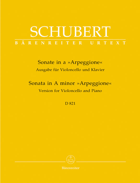 Sonata in A Minor D 821 Arpeggione Cello/Piano