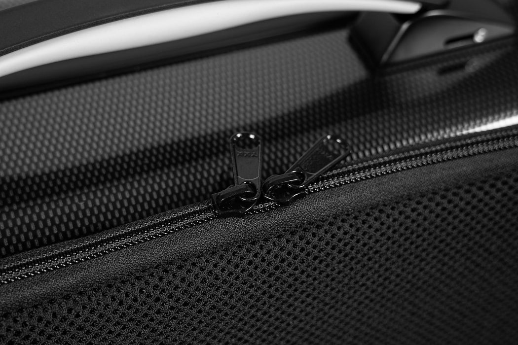 Violin Case - Bam Hightech Oblong with Back Pocket - Black Carbon