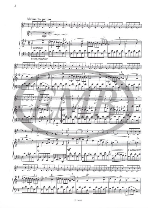 Mozart - Early Sonatas Volume 1 - Violin/Piano Accompaniment EMB Z3635