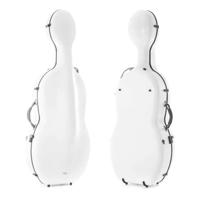 GEWA Pure Polycarbonate 4.8 Cello Case with Wheels White 4/4