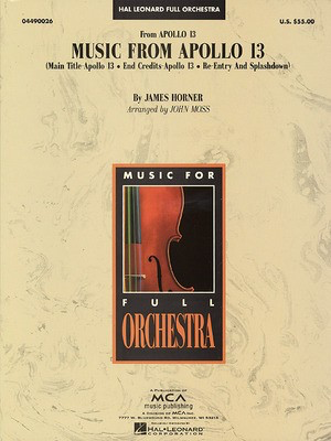 Music from Apollo 13 - James Horner - John Moss Hal Leonard Score/Parts