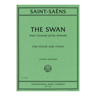 Saint-Saens - The Swan (Carnival of the Animals) - Violin/Piano Accompaniment edited by Rosand IMC IMC3689