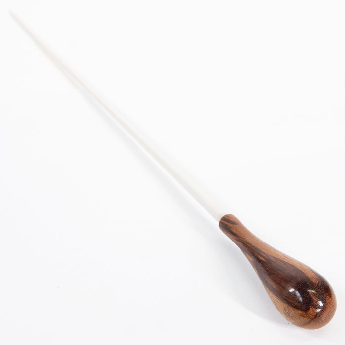 Conductors Baton - Takt 15" White Stick with Pear-Shaped Handle Tintul