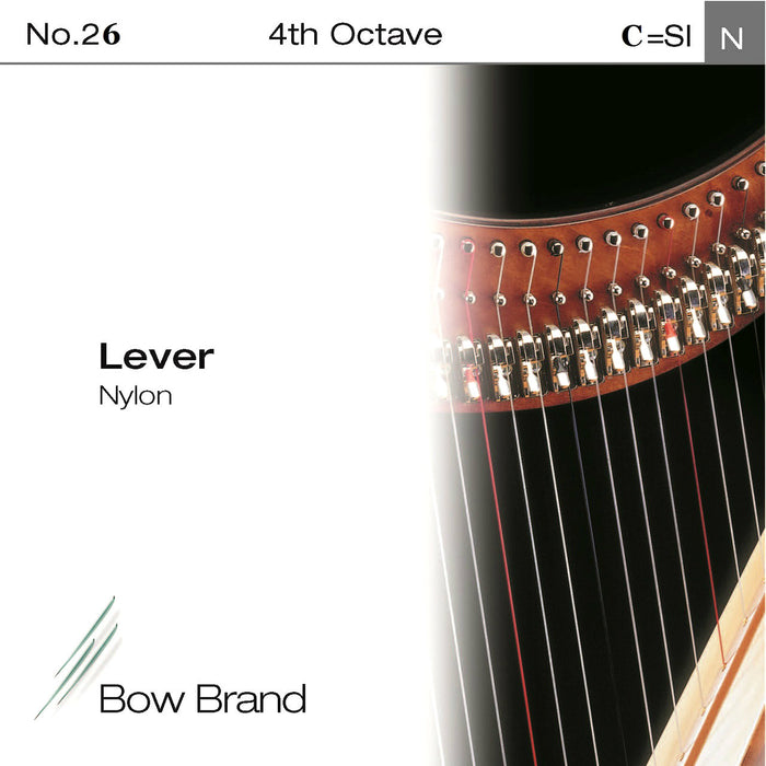 Bow Brand Nylon - Lever Harp, Octave 4, Single C