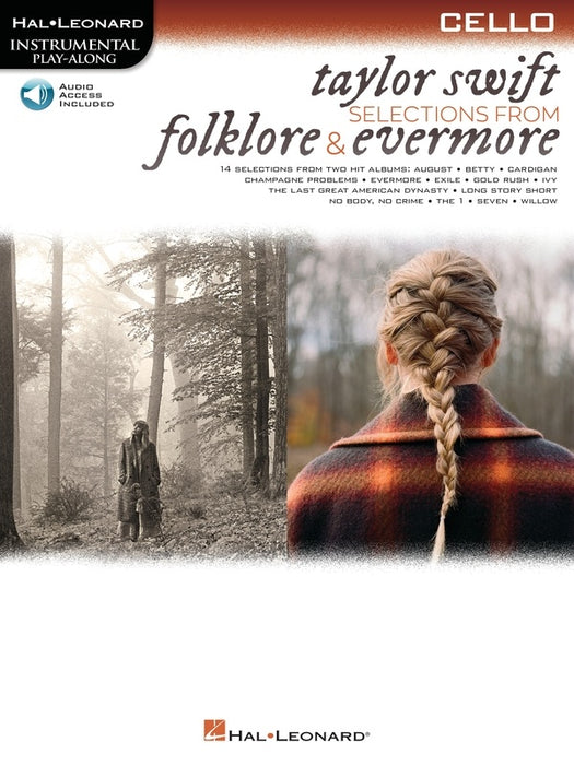 Taylor Swift - Selections from Folklore & Evermore - Cello/Audio Access Online Hal Leonard 364069