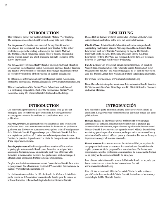 Suzuki Violin School Book/Vol. 3 International Edition - Violin Part with CD 48728