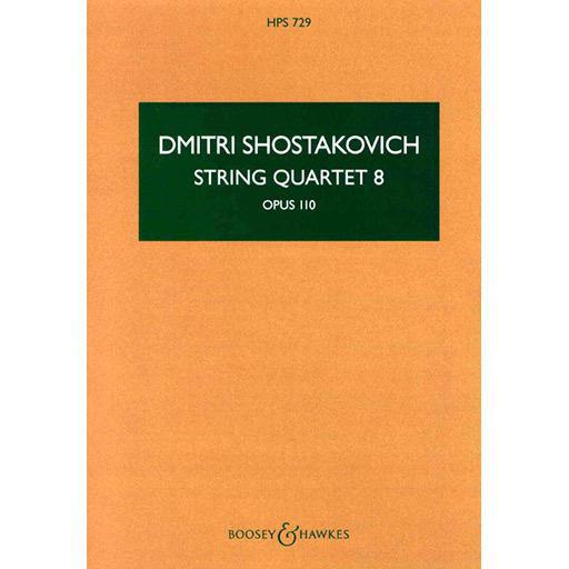 Shostakovich - String Quartet #8 - String Quartet Boosey & Hawkes M060024320