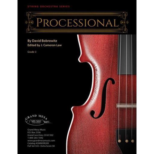Bobrowitz - Processional - String Orchestra Grade 3 Score/Parts edited by Law Grand Mesa GMMOR209