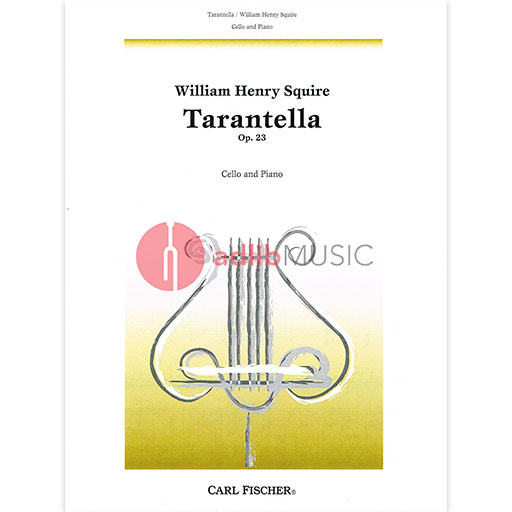 Squire - Tarantella Op23 - Cello/Piano Accompaniment Fischer B2691