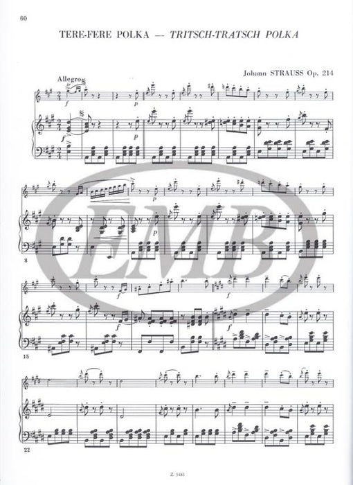 Strauss - Album - Violin/Piano Accompaniment EMB Z3481