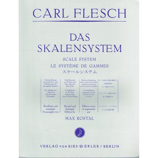 Flesch - Scale System - Violin edited by Rostal Ries & Erler RE00009