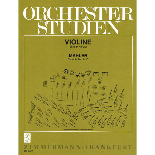 Orchestral Studies Mahler Symphonies - Violin Zimmermann ZM2422