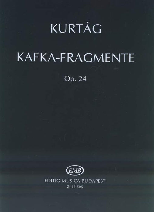 Kurtag - Kafka Fragments Op24 - Soprano/Violin EMB Z13505