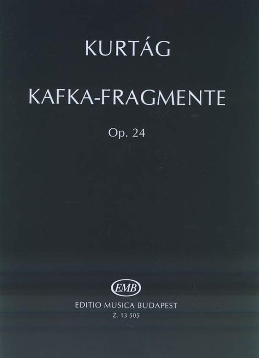 Kurtag - Kafka Fragments Op24 - Soprano/Violin EMB Z13505