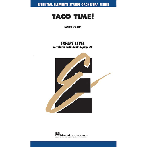 Kazik - Taco Time! - String Orchestra Grade 2 Score/Parts  Hal Leonard 4492056