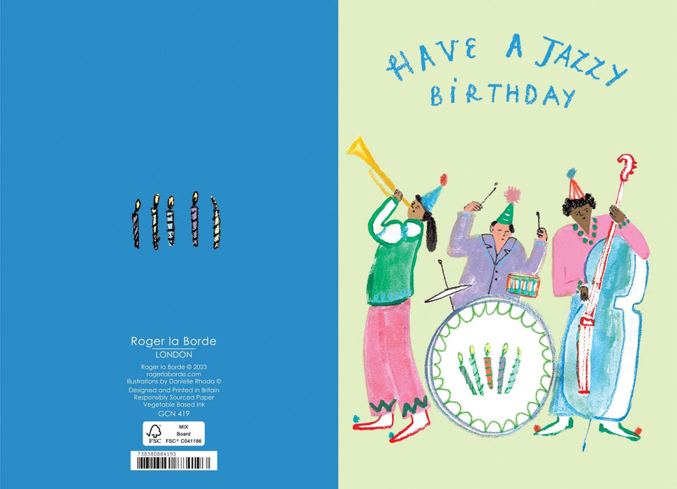 Greeting Card - Have a Jazzy Birthday