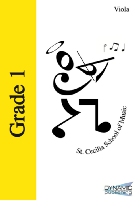 St Cecilia School of Music (SCSM) Viola Examination Book - Grade One (Viola Part Only)