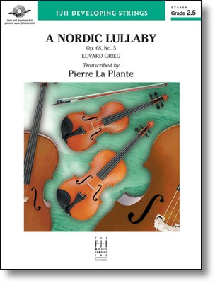 A Nordic Lullaby Op. 68 No. 5 - Edvard Grieg - Pierre La Plante FJH Music Company Score/Parts