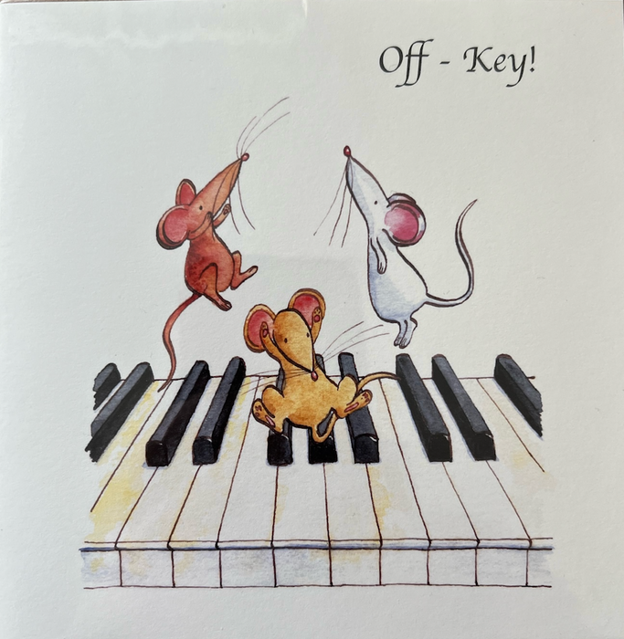 Greeting Card - Off-Key!