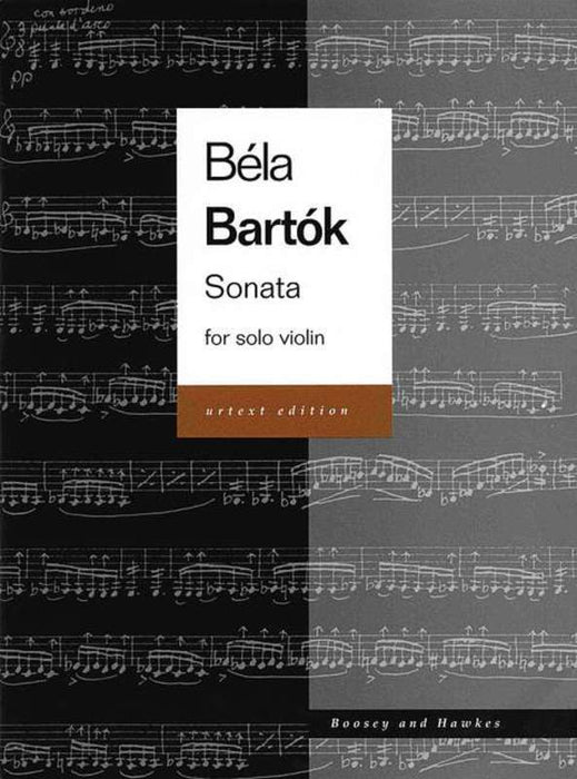 Bartok - Sonata - Violin Solo Boosey & Hawkes M060091834