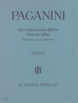 60 Variations on Barucaba Op. 14 - for Violin and Guitar - Nicolo Paganini - Guitar|Violin G. Henle Verlag