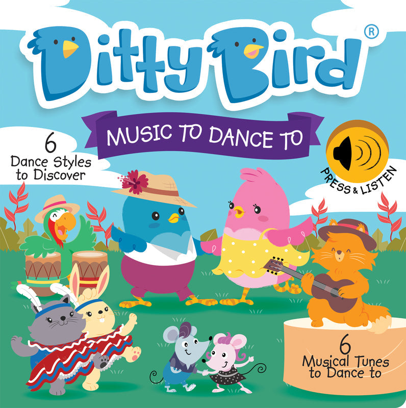 Ditty Bird 'Music to Dance To' Childrens Interactive Sound Book New Re ...
