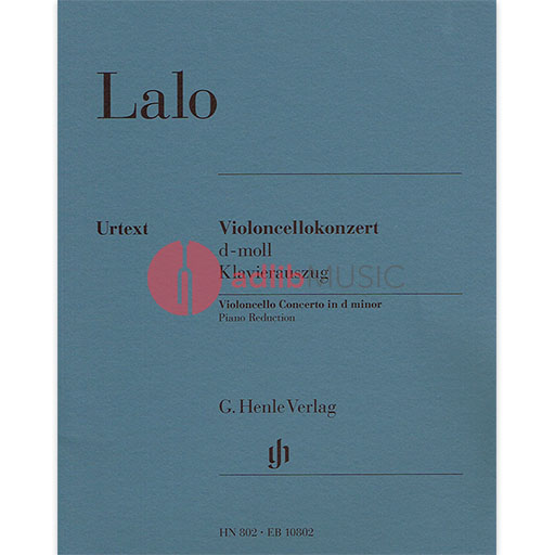 Lalo - Concerto in Dmin - Cello/Piano Accompaniment Henle/Breitkopf Joint Publication HN802 EB10802