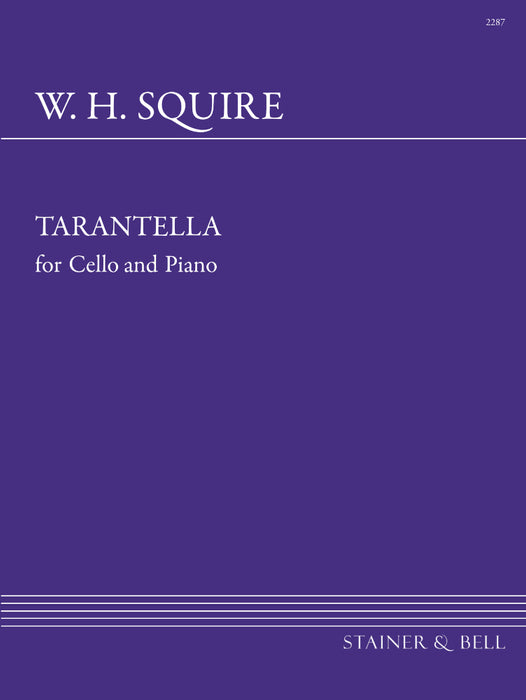 Squire - Tarantella Op23 - Cello/Piano Accompaniment Stainer & Bell 2287