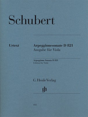 Schubert - Arpeggione Sonata D821 - Viola/Piano Accompaniment Henle HN612