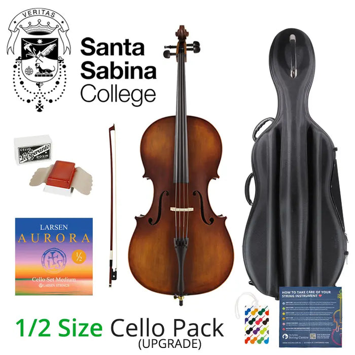Santa Sabina 2026 Cello Pack with Pod Case 1/2 Size