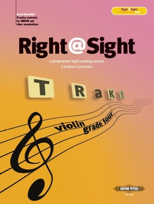 Right@Sight for Violin Grade 4 - a progressive sight-reading course includes duet parts - Caroline Lumsden - Edition Peters