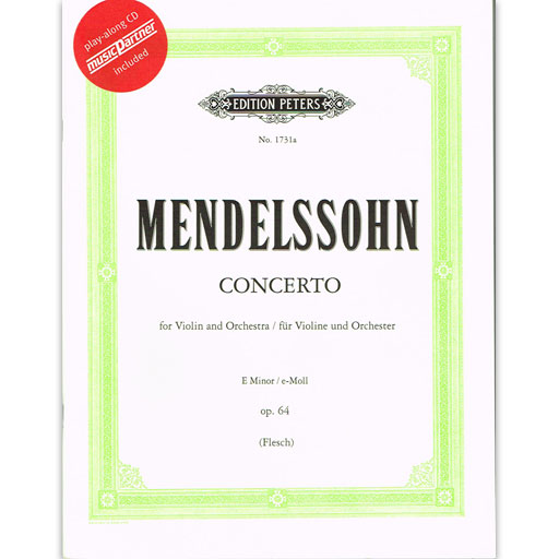 Mendelssohn - Concerto Op64 in Emin - Violin/CD/Piano Accompaniment Ricordi NR139109